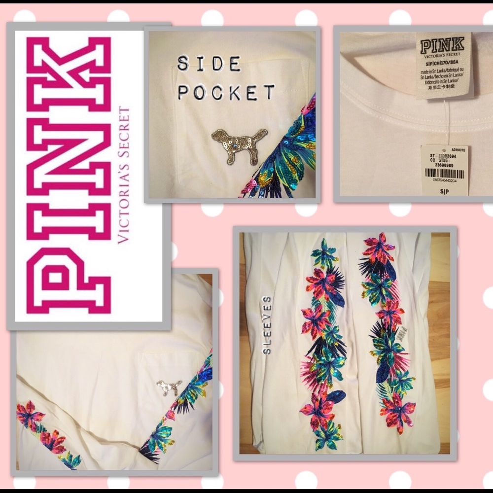 - Embroidered S NEW  Long Sleeve New